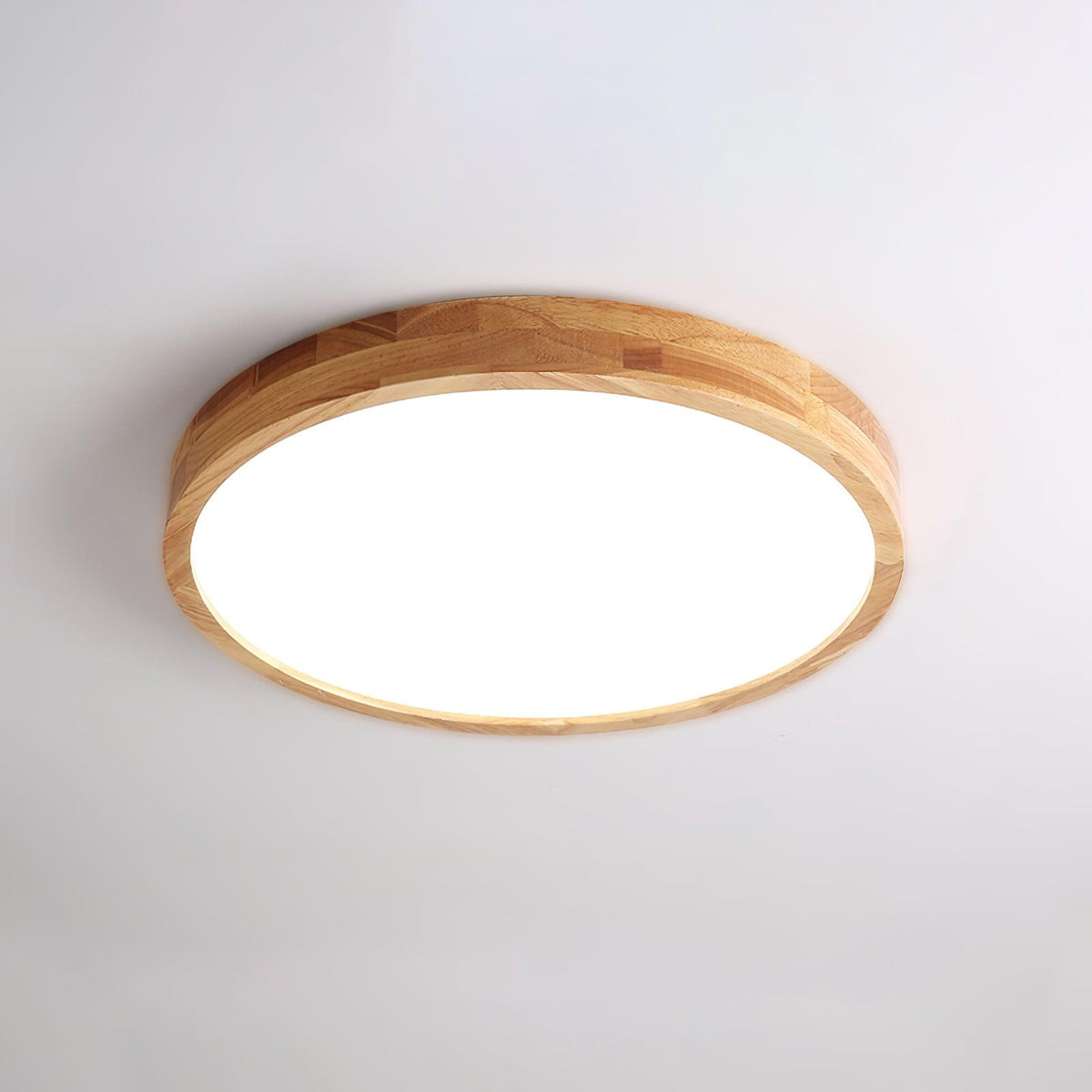 Taklampa i Trä och Akryl | Rund, Fyrkantig eller Rektangulär | Varmvit, Kallvit eller Dimbar LED | 30–80 cm