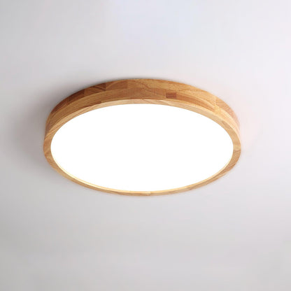 Taklampa i Trä och Akryl | Rund, Fyrkantig eller Rektangulär | Varmvit, Kallvit eller Dimbar LED | 30–80 cm