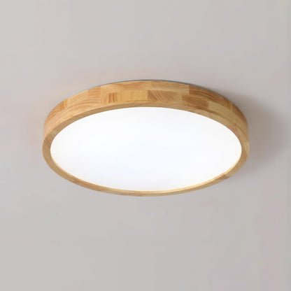 Taklampa i Trä och Akryl | Rund, Fyrkantig eller Rektangulär | Varmvit, Kallvit eller Dimbar LED | 30–80 cm