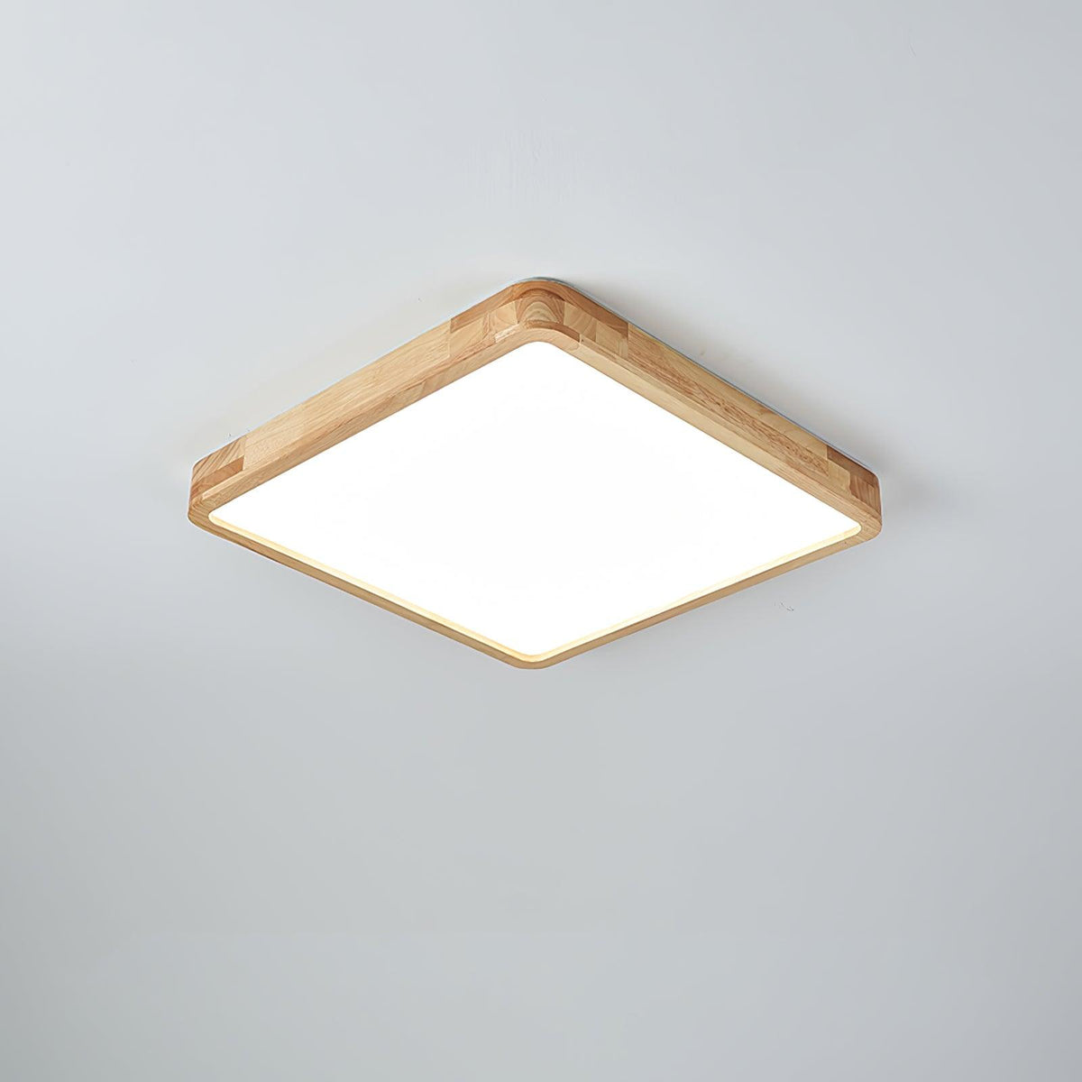 Taklampa i Trä och Akryl | Rund, Fyrkantig eller Rektangulär | Varmvit, Kallvit eller Dimbar LED | 30–80 cm