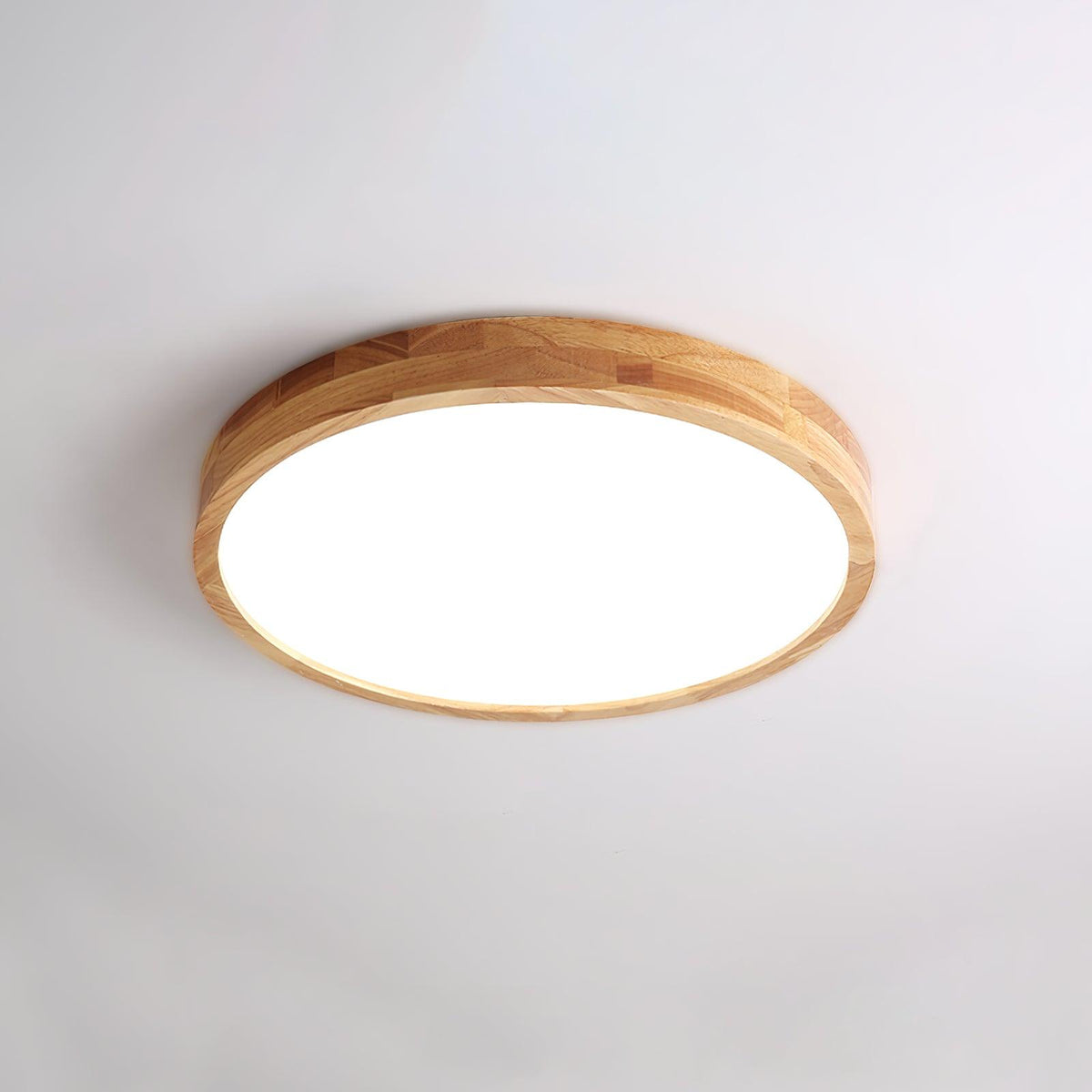 Taklampa i Trä och Akryl | Rund, Fyrkantig eller Rektangulär | Varmvit, Kallvit eller Dimbar LED | 30–80 cm