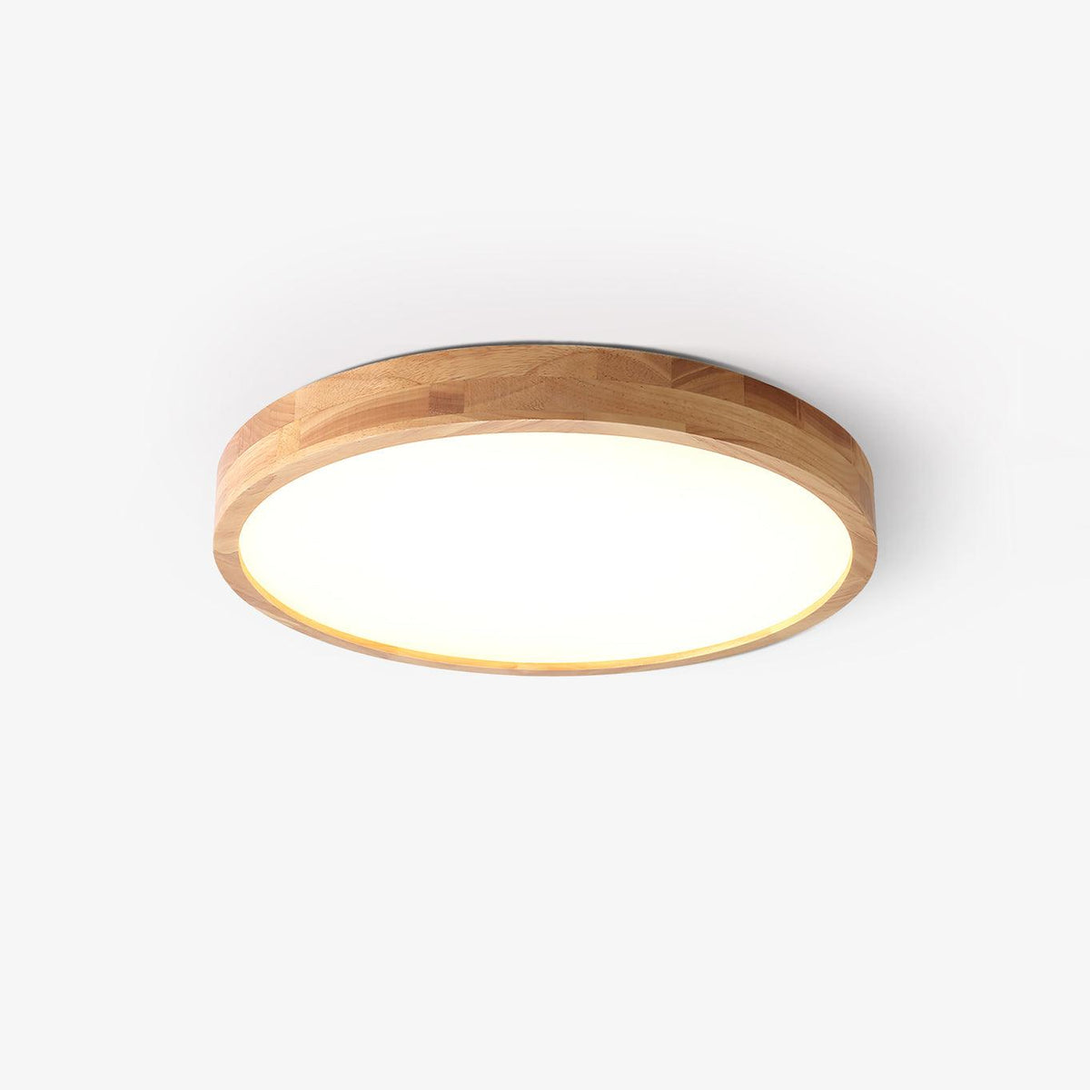 Taklampa i Trä och Akryl | Rund, Fyrkantig eller Rektangulär | Varmvit, Kallvit eller Dimbar LED | 30–80 cm
