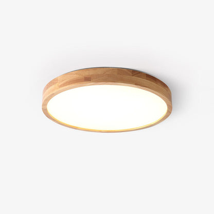 Taklampa i Trä och Akryl | Rund, Fyrkantig eller Rektangulär | Varmvit, Kallvit eller Dimbar LED | 30–80 cm