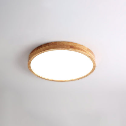 Taklampa i Trä och Akryl | Rund, Fyrkantig eller Rektangulär | Varmvit, Kallvit eller Dimbar LED | 30–80 cm