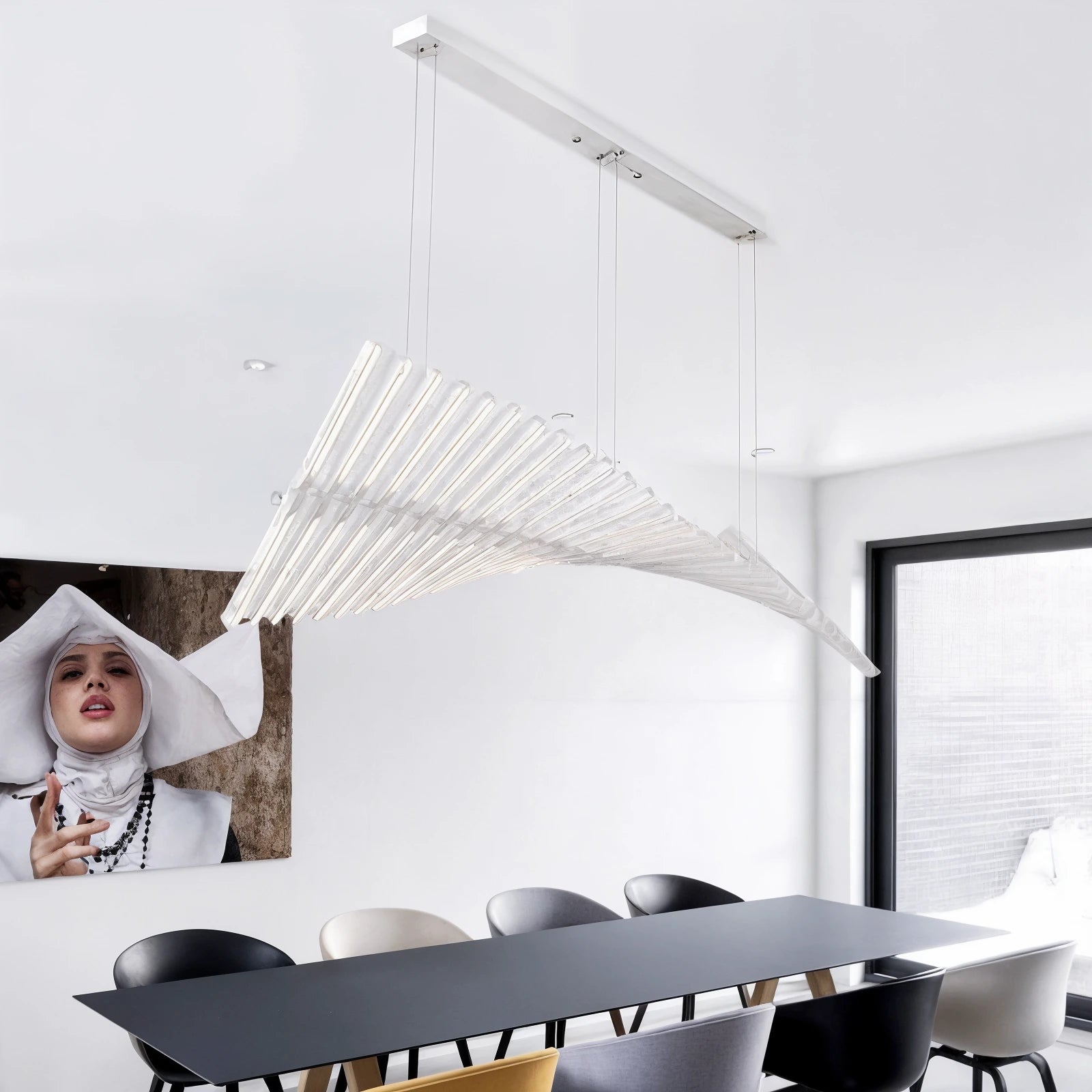 Zylara | Elegant Justerbar Ljuskrona För Kök och Inomhusbruk 1