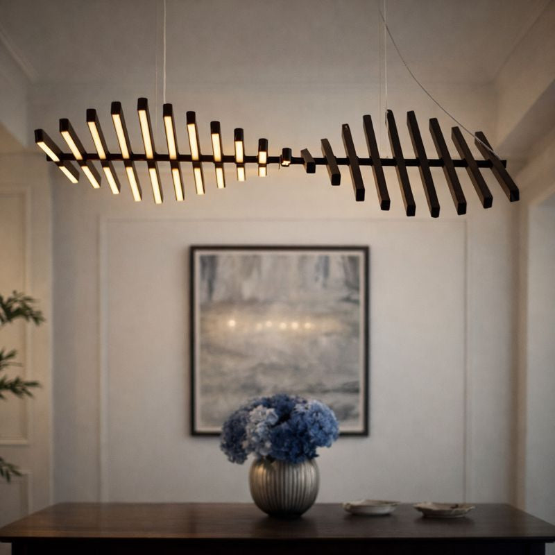 Zylara | Elegant Justerbar Ljuskrona För Kök och Inomhusbruk 4