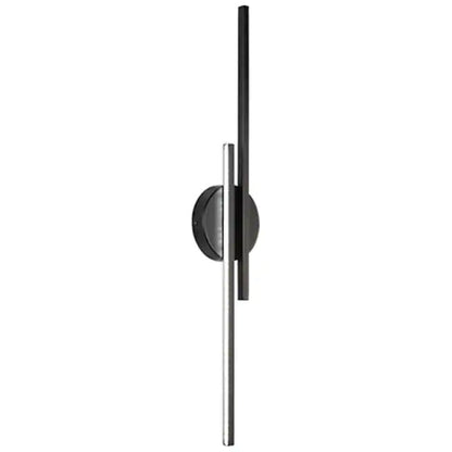 Vägglampa Linjär LED | Dubbel Linje i Svart eller Vit | Varmvit, Vit eller Dimbar | 55–71 cm