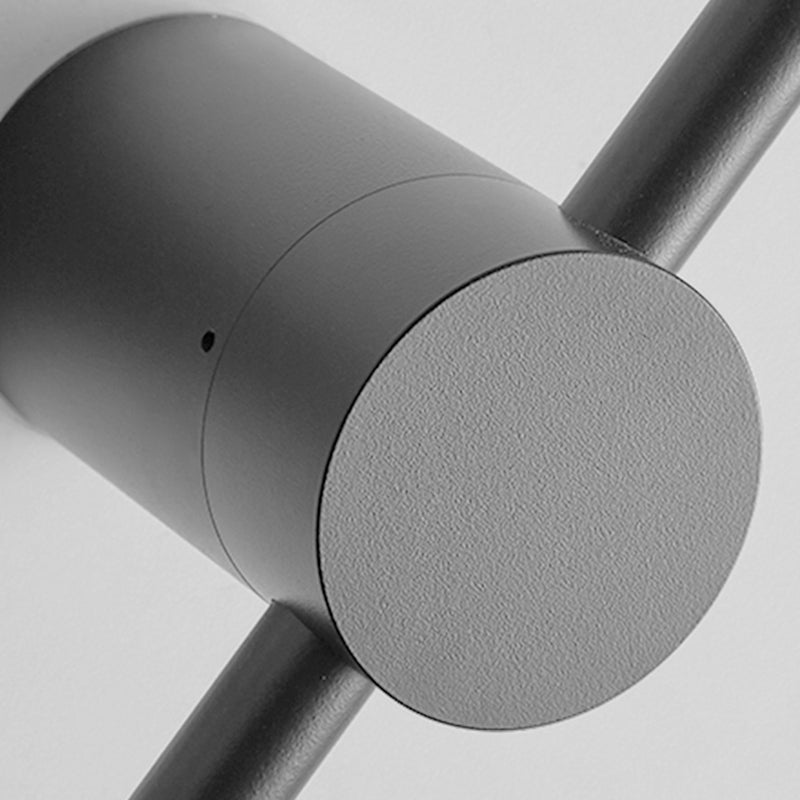 Vägglampa LED Linjär för Inomhus | Svart Metall | Varmvitt Ljus | 60 eller 90 cm