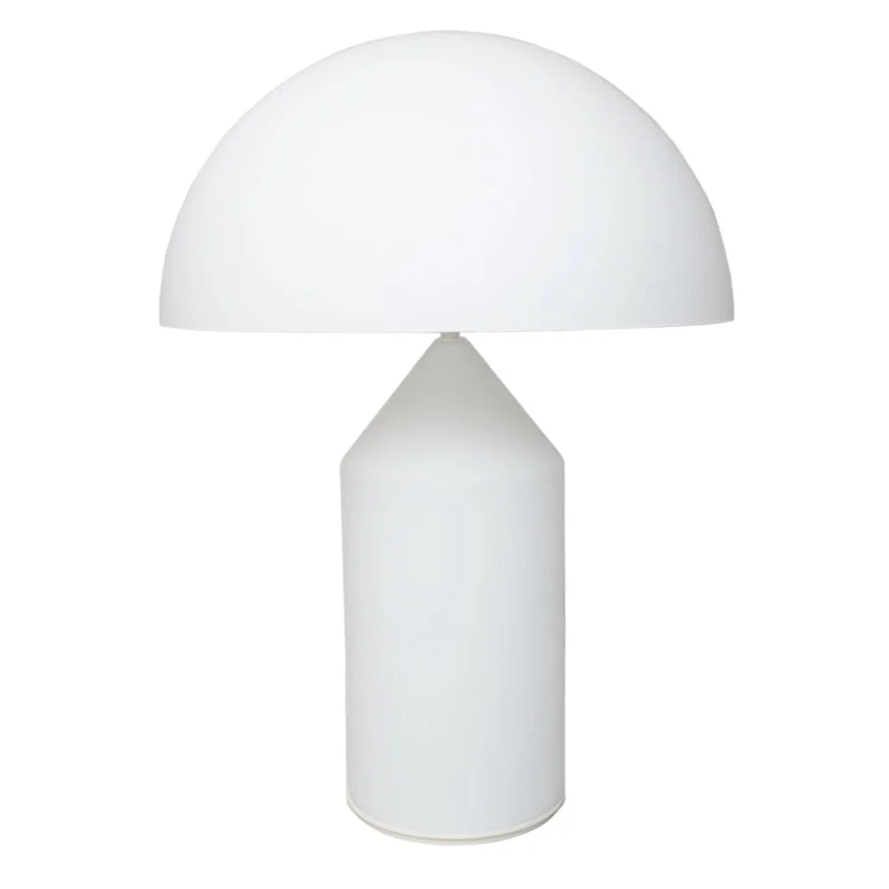 Pilz-Tischlampe aus Metall & Glas | Dimmbar mit E14 & G9 | Gold, Grün & Opalglas | Schlafzimmer & Wohnzimmer