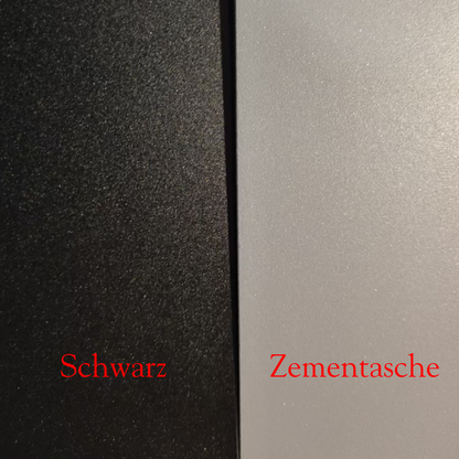 Außenwandleuchte LED Linear | Metall und Acryl in Schwarz oder Zementgrau | IP65 | 30–200 cm mit oder ohne Sensor