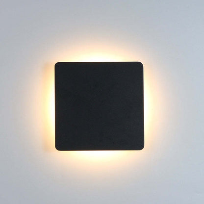 Außenwandleuchte LED | Rund oder Eckig aus Weißem oder Schwarzem Metall | IP65 | Mit oder Ohne Bewegungssensor