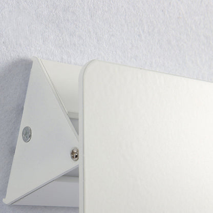 Wandleuchte LED für Innen | Rechteckig aus Weißem Metall | Warmweiß oder Weißes Licht | 16–46 cm