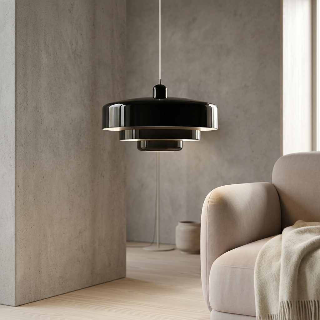 Pendellampa Skivdesign i Metall | Dekorativ Skärm i Macaron-Färger | E27 3000K Varmt Ljus | Vardagsrum
