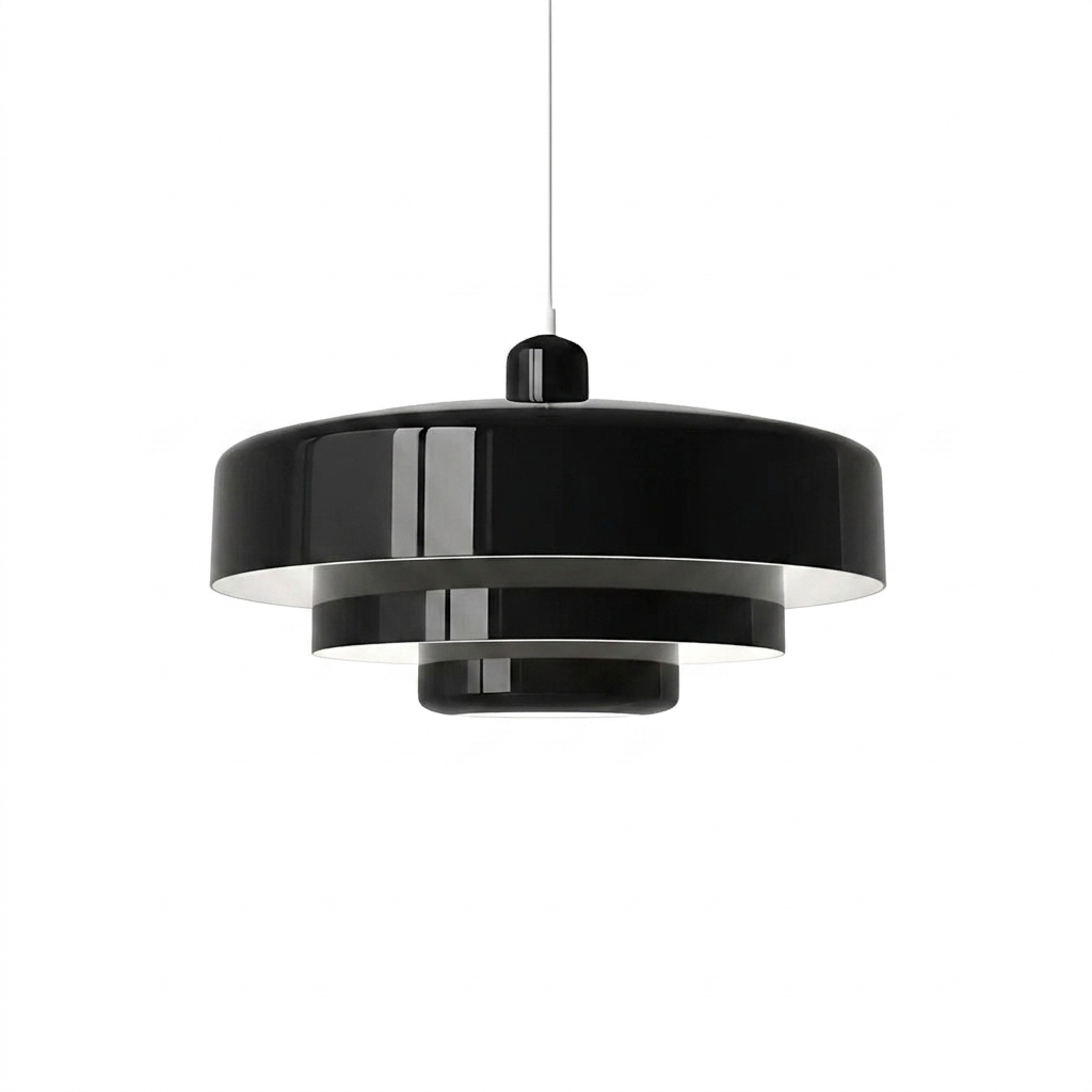 Pendellampa Skivdesign i Metall | Dekorativ Skärm i Macaron-Färger | E27 3000K Varmt Ljus | Vardagsrum