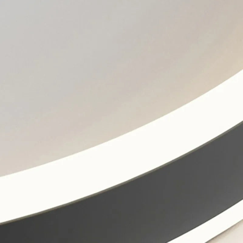 Deckenleuchte LED Rund aus Metall und Acryl | Schwarz oder Weiß | Ø 40,6 oder 49,5 cm | Dimmbar oder 3 Lichtfarben