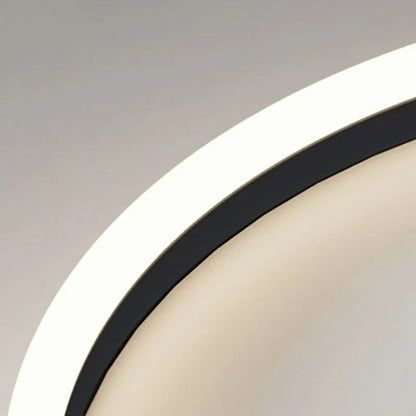 Deckenleuchte LED Rund aus Metall und Acryl | Schwarz oder Weiß | Ø 40,6 oder 49,5 cm | Dimmbar oder 3 Lichtfarben