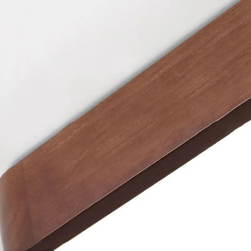 Deckenleuchte LED in Walnuss | Geometrische Aufbauleuchte aus Holz und Acryl | 3 Formen | Weißes oder Warmweißes Licht