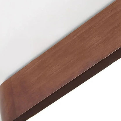 Deckenleuchte LED in Walnuss | Geometrische Aufbauleuchte aus Holz und Acryl | 3 Formen | Weißes oder Warmweißes Licht