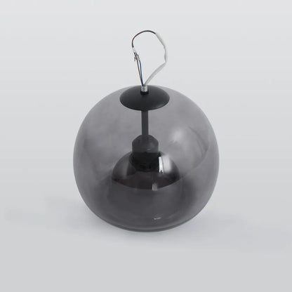 Deckenleuchte aus Glas und Metall | Kuppelförmiger Glasschirm in Gold oder Schwarz | Als Deckenlampe oder Pendelleuchte | Wohnzimmer und Schlafzimmer