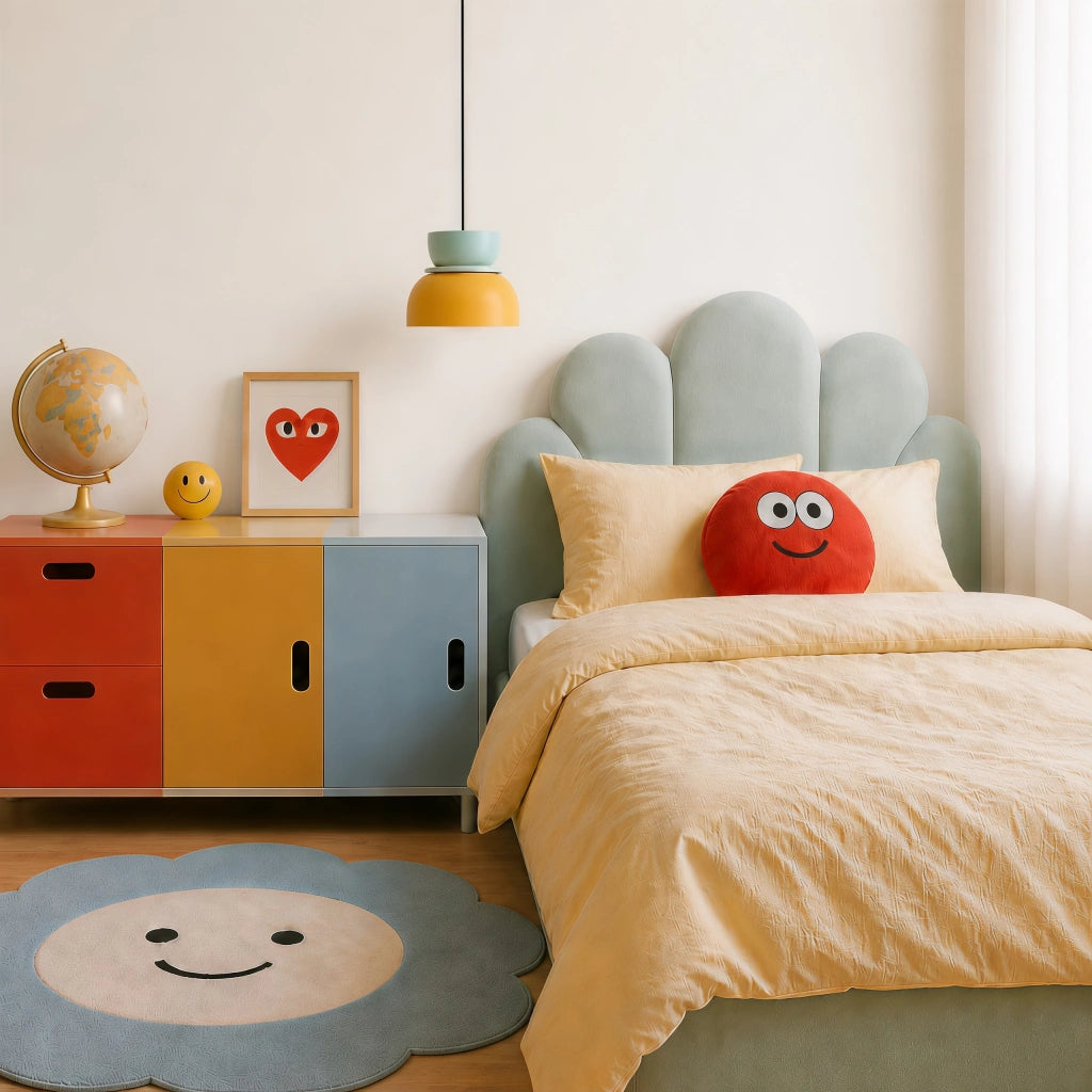 Pendelleuchte Color Block | Farbiger Acrylschirm & Aluminium | E27-Fassung | Wohnzimmer & Essbereich