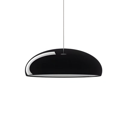 Metall-Schalen-Pendelleuchte | Farbenfrohe Kuppel aus Metall & Acryl | E27-LED-Fassung | Essbereich & Küche