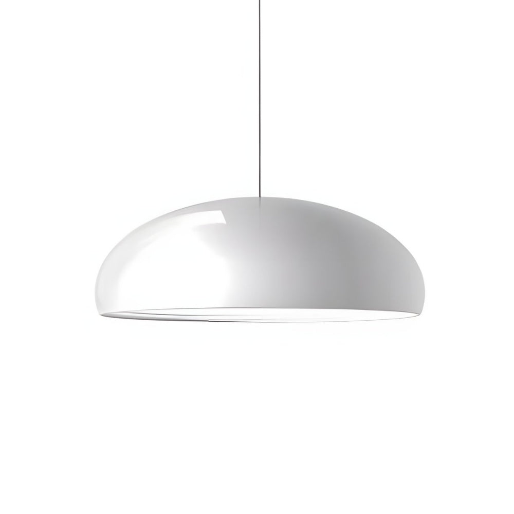 Metall-Schalen-Pendelleuchte | Farbenfrohe Kuppel aus Metall & Acryl | E27-LED-Fassung | Essbereich & Küche