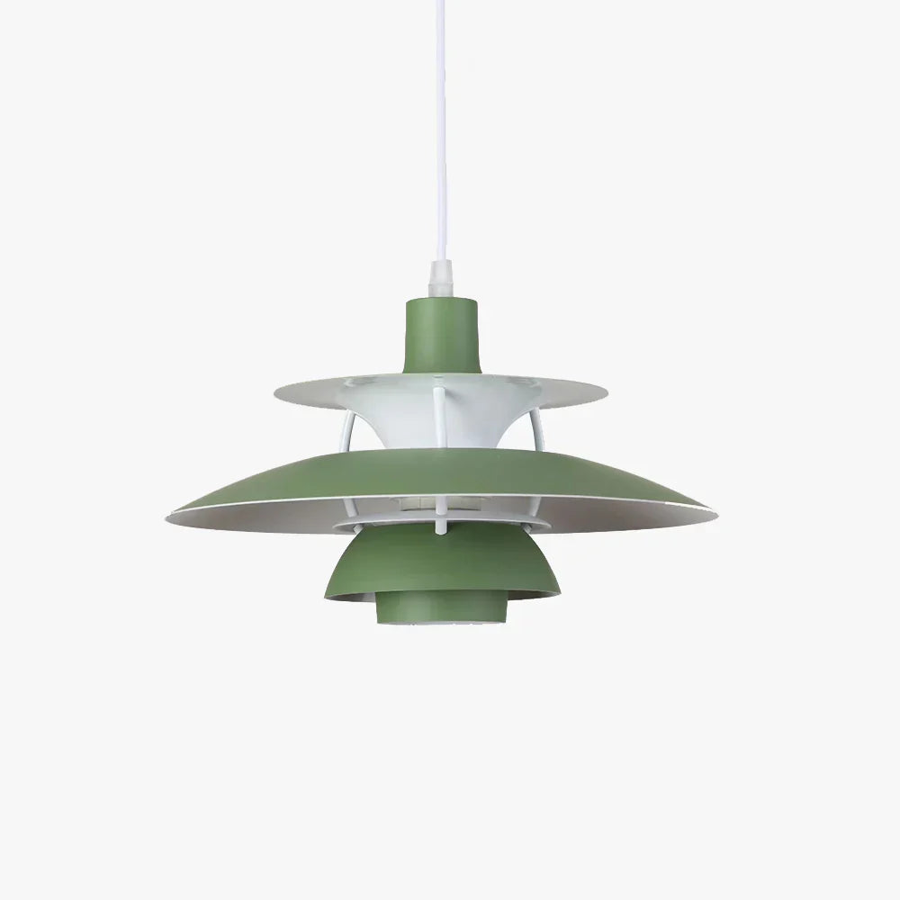 Pendellampa Macaron | Metallskärm i 15 Färger | Varmvit eller Vit E27 | 30–50 cm