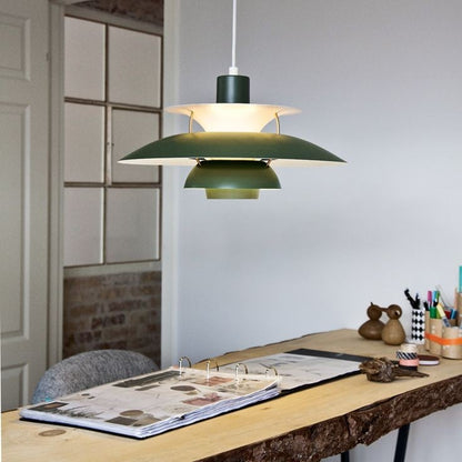 Pendellampa Macaron | Metallskärm i 15 Färger | Varmvit eller Vit E27 | 30–50 cm