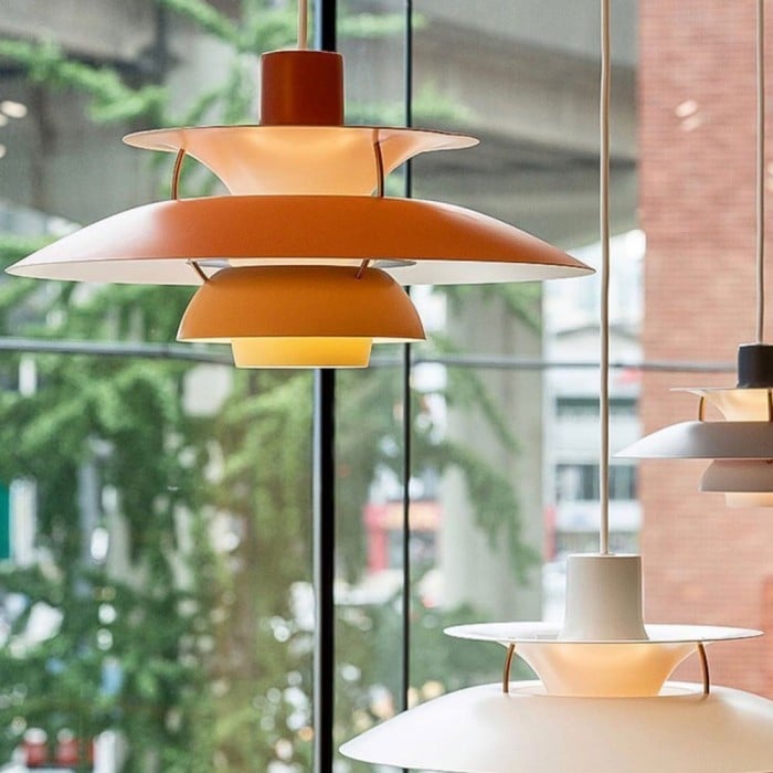 Pendellampa Macaron | Metallskärm i 15 Färger | Varmvit eller Vit E27 | 30–50 cm