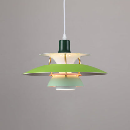 Pendellampa Macaron | Metallskärm i 15 Färger | Varmvit eller Vit E27 | 30–50 cm
