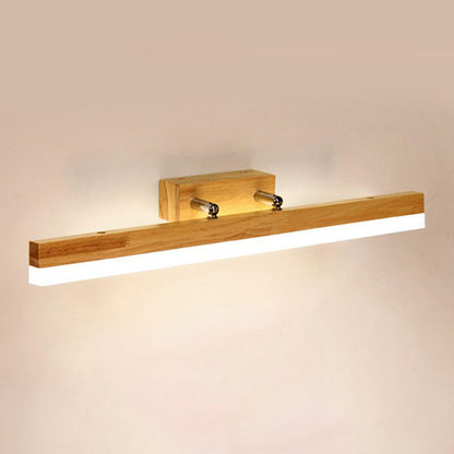 Spiegelleuchte aus Metall und Acryl | Lineares LED-Design | Badezimmer und Schlafzimmer
