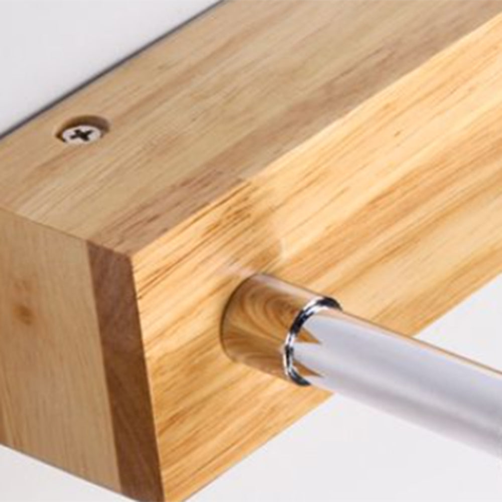 Spiegelleuchte aus Metall und Acryl | Lineares LED-Design | Badezimmer und Schlafzimmer