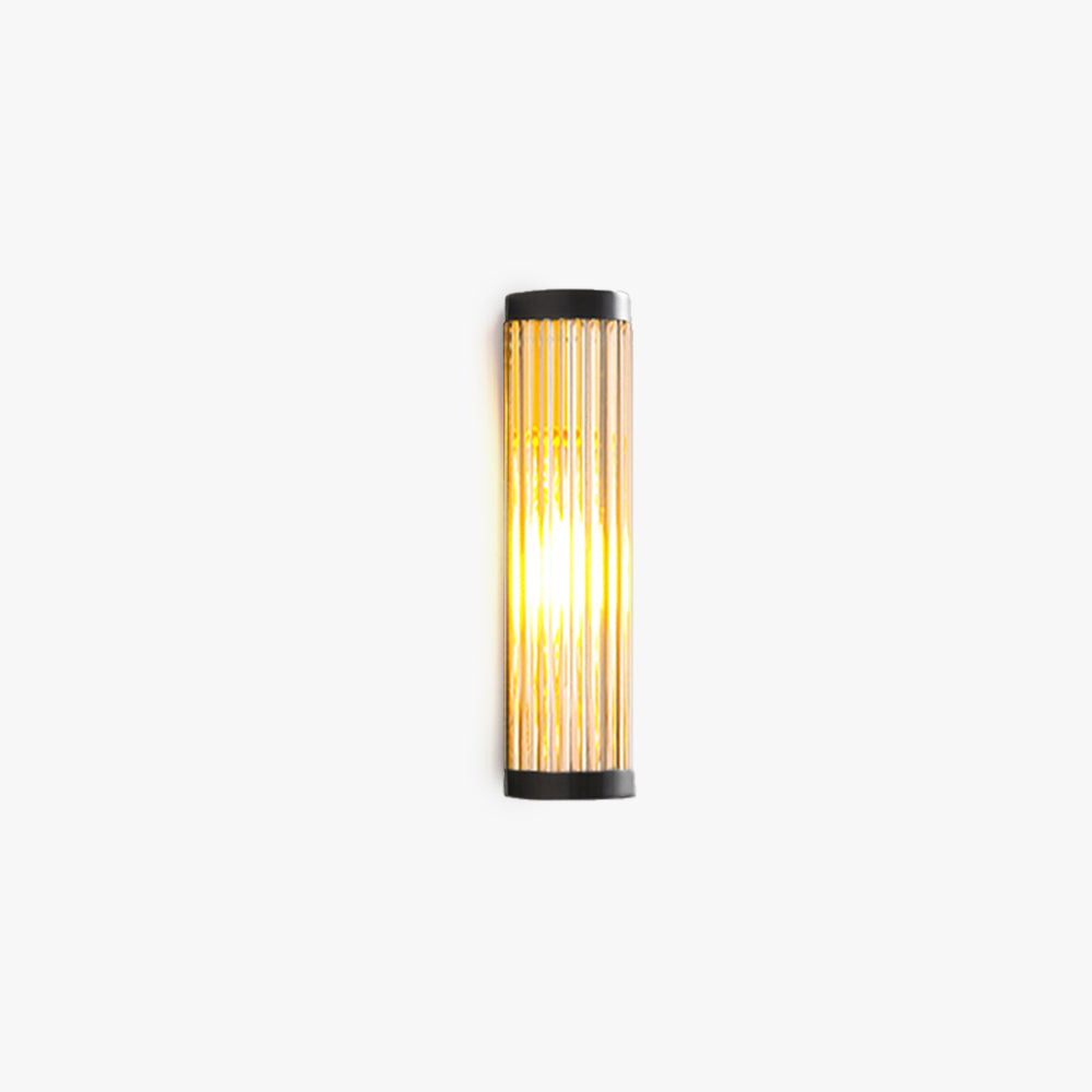 Halvcilindrisk utomhusvägglampa IP65 på fasaden