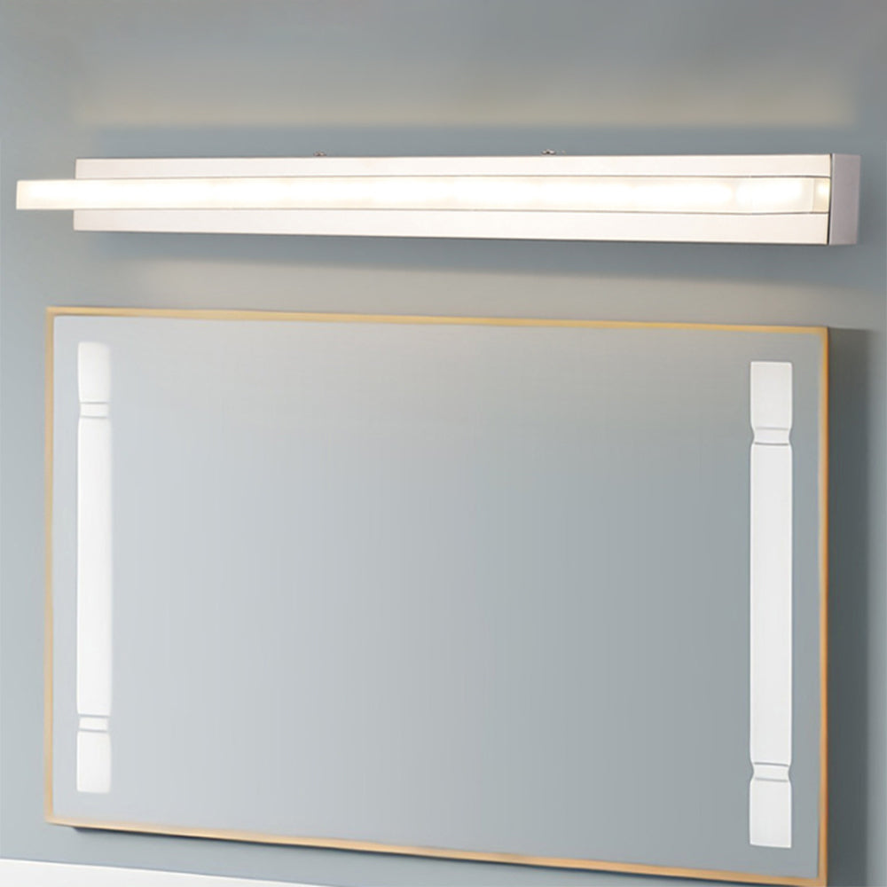 Wandleuchte aus Metall und PC | Rechteckige LED | Badezimmer und Schlafzimmer