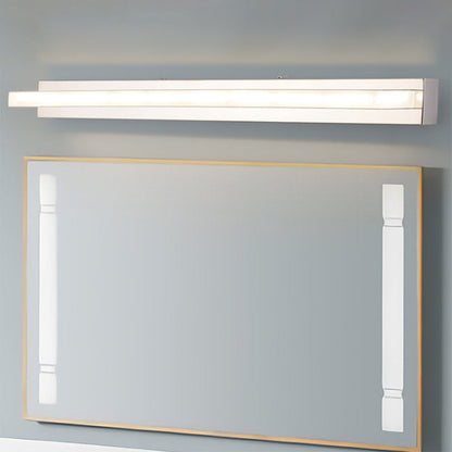 Wandleuchte aus Metall und PC | Rechteckige LED | Badezimmer und Schlafzimmer